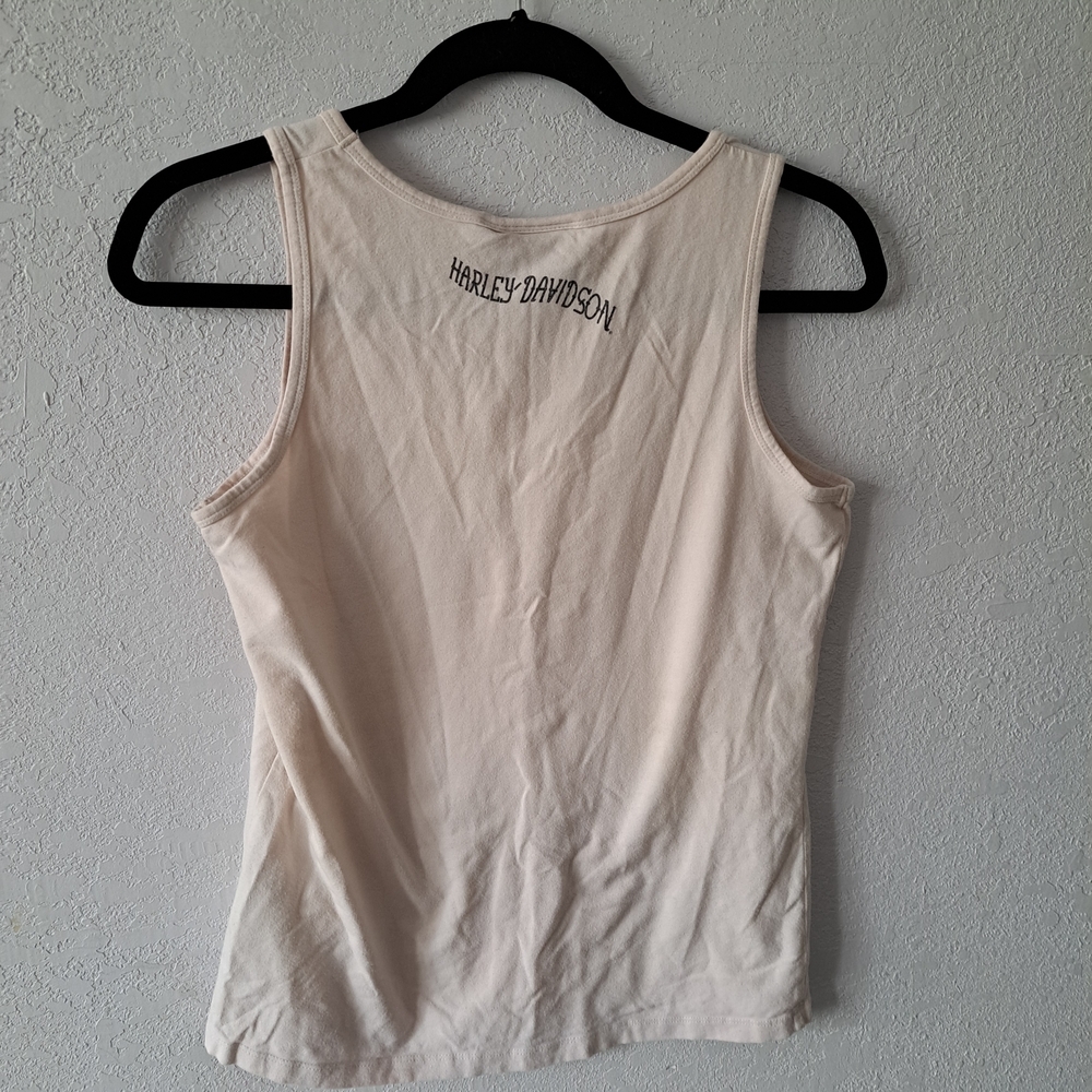 Harley-Davidson Graphic Cream Tank Top - Picture 5 of 6